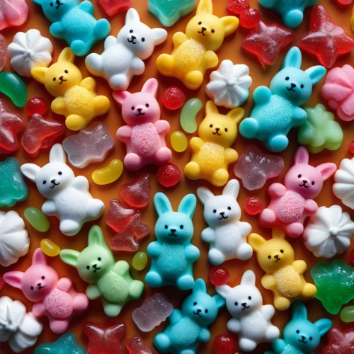 candy pattern,gummybears,easter pastries,gumdrops,round kawaii animals,easter rabbits,easter cake,kawaii food,candy cauldron,gummy bears,gummies,novelty sweets,jelly babies,cinnamon stars,kawaii animals,easter background,marzipan figures,candies,easter-colors,food coloring,Photography,General,Fantasy