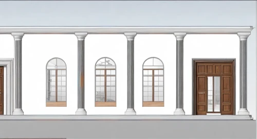 doric columns,facade painting,renovation,house with caryatids,orangery,3d rendering,wooden facade,classical architecture,greek temple,facade panels,columns,corinthian order,core renovation,house drawing,entablature,garden elevation,colonnade,porch,mortuary temple,synagogue