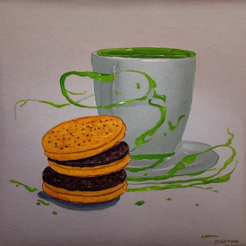 tea sandwich,watercolor macaroon,painted grilled,still life with jam and pancakes,coffee art,stylized macaron,tea art,oil pastels,sandwich cookies,watercolor tea,tea still life with melon,coffee watercolor,coffee tea illustration,hamburger set,saucer,dorayaki,cemita,culinary art,breakfast sandwich,warhol,Conceptual Art,Daily,Daily 01