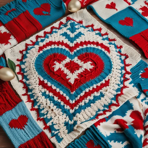 christmas stocking pattern,heart bunting,christmas gift pattern,linen heart,stitched heart,christmas pattern,red chevron pattern,mexican blanket,teal stitches,red heart medallion,zippered heart,crochet pattern,heart pattern,knitted christmas background,traditional pattern,two-tone heart flower,ikat,red heart shapes,stitch border,christmas border,Unique,Design,Knolling