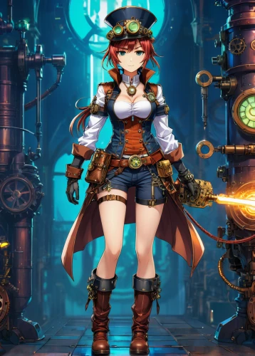 steampunk,steampunk gears,pirate,naval officer,hatter,pirate treasure,kantai collection sailor,elza,halloween witch,oktoberfest background,honmei choco,clockmaker,pirates,key-hole captain,engineer,the sea maid,navi,sterntaler,galleon,minerva,Illustration,Japanese style,Japanese Style 03