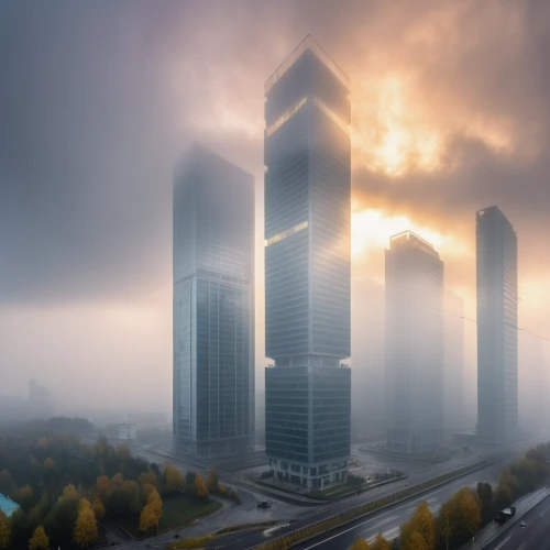 ekaterinburg,stalin skyscraper,the skyscraper,urban towers,skyscrapers,moscow city,tianjin,stalinist skyscraper,under the moscow city,skyscraper,autumn fog,skyscapers,zhengzhou,foggy day,skyscraper town,morning mist,international towers,high-rises,dalian,morning fog,Photography,General,Realistic