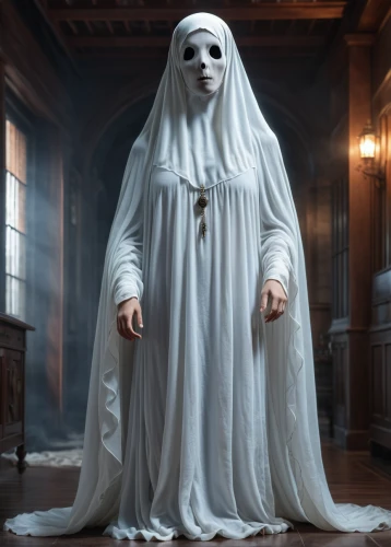 the nun,the ghost,ghost,pierrot,ghost face,dead bride,priest,casper,gost,boo,nun,dance of death,ghost girl,effigy,halloween ghosts,the angel with the veronica veil,grimm reaper,albino,angel of death,pall-bearer
