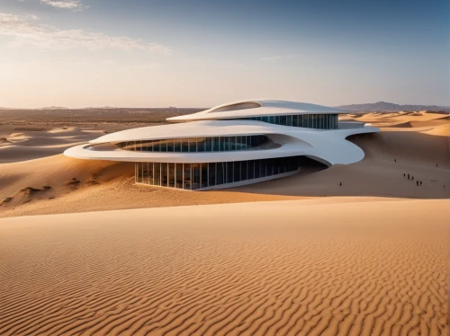 dunes house,futuristic art museum,futuristic architecture,admer dune,crescent dunes,dune,san dunes,dune landscape,shifting dune,the sand dunes,dubai desert,dune ridge,abu-dhabi,dune sea,the desert,shifting dunes,viewing dune,largest hotel in dubai,dunes,sand dunes,Photography,General,Realistic