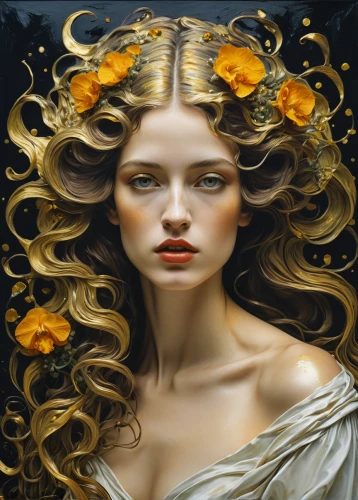 gold filigree,gold yellow rose,golden flowers,golden wreath,yellow rose,mystical portrait of a girl,gold foil mermaid,yellow rose background,golden haired,dryad,golden crown,yellow petals,faery,gold flower,yellow roses,fantasy art,gold foil art,fantasy portrait,yellow orange rose,elven flower,Photography,Documentary Photography,Documentary Photography 08