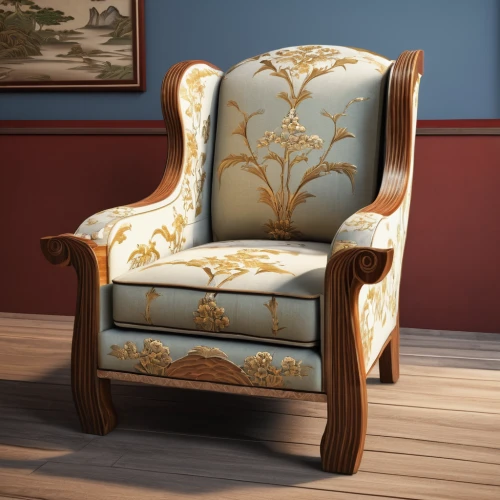 wing chair,floral chair,armchair,antique furniture,chaise longue,upholstery,rocking chair,chair png,slipcover,old chair,furniture,chaise,chair,club chair,chaise lounge,danish furniture,seating furniture,loveseat,soft furniture,settee,Photography,General,Realistic