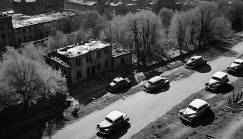 black city,aronde,warsaw uprising,auschwitz i,rear window,1955 montclair,1950s,1940s,1940,leningrad,trolleybuses,auto union,1952,stalingrad,stieglitz,aventine hill,car cemetery,gaz-12 zim,warsaw,greystreet,Photography,Black and white photography,Black and White Photography 08