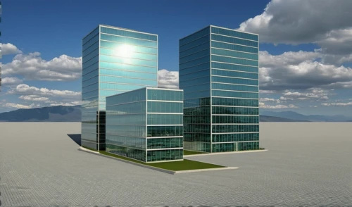 3d rendering,glass facade,glass building,office building,sky space concept,solar cell base,office buildings,sky apartment,cubic house,skyscraper,modern office,digital compositing,glass facades,cube stilt houses,render,modern building,the skyscraper,high-rise building,residential tower,salar flats,Photography,General,Realistic