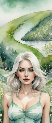 the blonde in the river,white water lilies,girl on the river,white water lily,mermaid background,watercolor background,water lily,world digital painting,waterlily,background ivy,springtime background,green water,landscape background,fantasy portrait,water lilies,water lilly,digital painting,swath,green mermaid scale,dahlia white-green,Conceptual Art,Fantasy,Fantasy 15