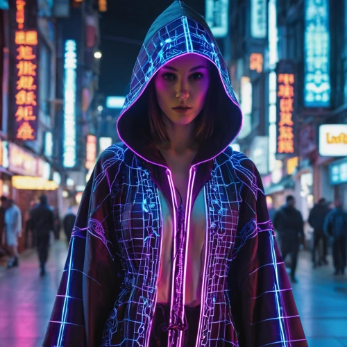 cyberpunk,futuristic,valerian,electro,neon lights,nerve,cyborg,matrix,neon human resources,neon arrows,mulan,pixel cells,cyber,shanghai,jacket,neon body painting,aura,neon light,metropolis,hk,Photography,General,Realistic