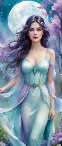 faerie,mermaid background,faery,rosa 'the fairy,fantasy picture,fairy tale character,fairy queen,fantasy art,rosa ' the fairy,white rose snow queen,zodiac sign libra,lilac blossom,jasmine blue,jasmine blossom,jasmine,the enchantress,blue enchantress,fantasy portrait,fantasy woman,white lilac,Illustration,Realistic Fantasy,Realistic Fantasy 01