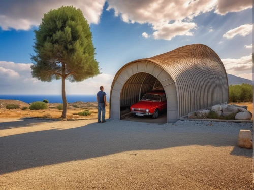 underground garage,red canyon tunnel,peel p50,subaru 360,slide tunnel,teardrop camper,camper van isolated,smart fortwo,renault twingo,renault 4cv,2cv,volkswagen new beetle,nissan cube,wall tunnel,fiat fiorino,underground car park,hydrogen vehicle,sustainable car,3d car wallpaper,alfa romeo p2,Photography,General,Realistic