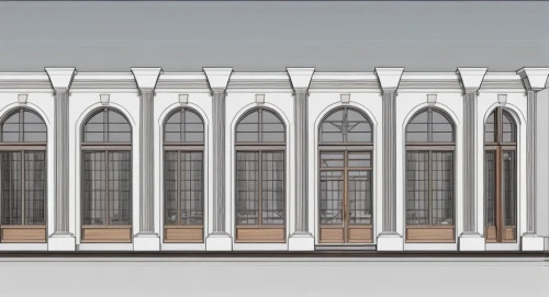 facade panels,wooden facade,classical architecture,islamic architectural,doric columns,facade painting,ancient roman architecture,row of windows,byzantine architecture,art nouveau design,celsus library,columns,model house,mortuary temple,entablature,house with caryatids,greek temple,3d rendering,garden elevation,facades