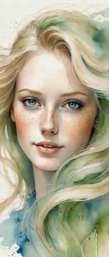 watercolor women accessory,mermaid background,world digital painting,fashion illustration,watercolor background,water colors,watercolor paint strokes,watercolor paint,watercolor mermaid,watercolor painting,the blonde in the river,photo painting,girl in a long,portrait background,mystical portrait of a girl,watercolor pencils,green mermaid scale,fantasy portrait,mermaid vectors,digital art,Illustration,Realistic Fantasy,Realistic Fantasy 16