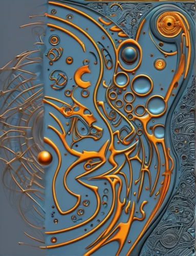 apophysis,abstract gold embossed,biomechanical,fractals art,fractalius,computer art,abstract design,fractal environment,fluid flow,fractal art,generated,chameleon abstract,fractal,circuitry,molten metal,digiart,cybernetics,fractals,complexity,receptor,Conceptual Art,Sci-Fi,Sci-Fi 03