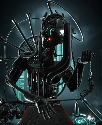 cybernetics,endoskeleton,droid,robotic,cyborg,industrial robot,biomechanical,cyber,sci fiction illustration,robot icon,robot,humanoid,bot icon,projectionist,clockmaker,robotics,district 9,electro,conductor,bot,Conceptual Art,Sci-Fi,Sci-Fi 09