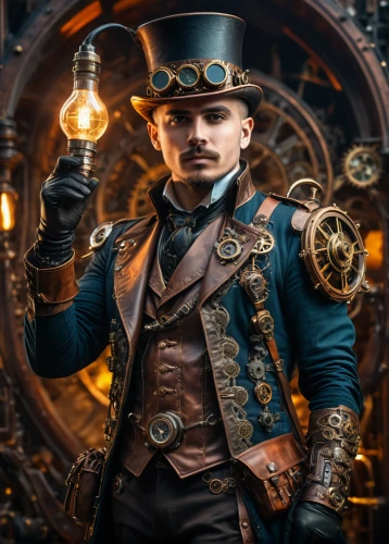 steampunk,steampunk gears,clockmaker,watchmaker,ringmaster,magician,play escape game live and win,conductor,engineer,key-hole captain,clockwork,hatter,merchant,pocket watch,ornate pocket watch,pirate,fantasy portrait,bellboy,boilermaker,vendor,Photography,General,Fantasy