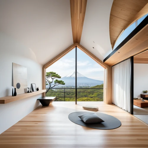 japanese-style room,japanese architecture,modern room,wooden windows,wood window,roof landscape,great room,dunes house,sliding door,interior modern design,cubic house,archidaily,folding roof,breakfast room,timber house,cube house,wood mirror,livingroom,roof lantern,wooden roof,Illustration,Black and White,Black and White 32