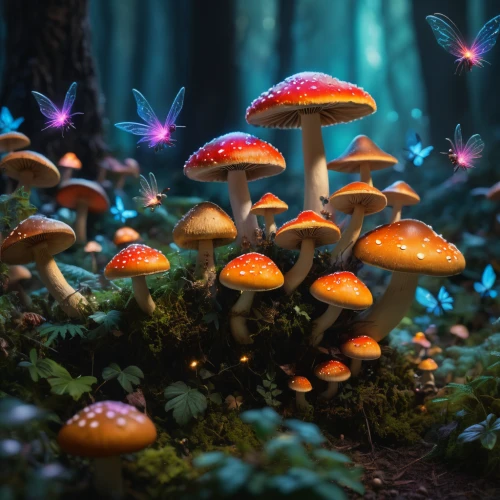 mushroom landscape,fairy forest,forest mushrooms,fairytale forest,forest floor,fairy world,forest mushroom,mushrooms,fairy village,enchanted forest,toadstools,mushroom island,fungi,elven forest,blue mushroom,agaricaceae,umbrella mushrooms,cartoon forest,fungal science,edible mushrooms,Photography,General,Fantasy