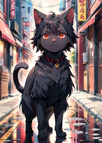 street cat,stray cat,jiji the cat,domestic short-haired cat,alley cat,black cat,cat child,young cat,nikko,stray,breed cat,feral cat,little cat,chinese pastoral cat,kitty,domestic cat,rain cats and dogs,cheshire,sensoji,the cat,Anime,Anime,Realistic