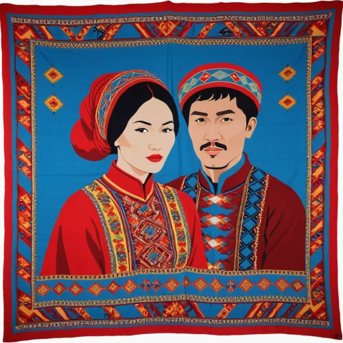 kyrgyz,russian folk style,kyrgyzstan som,azerbaijan azn,kyrgyzstan,azerbaijan,kazakhstan,uzbekistan,khokhloma painting,tatar,tajikistan,tatarstan,folk costumes,ulaanbaatar,turkish culture,taklamakan,mongolian tugrik,erciyes dağı,mongolia,ankara,Conceptual Art,Oil color,Oil Color 14