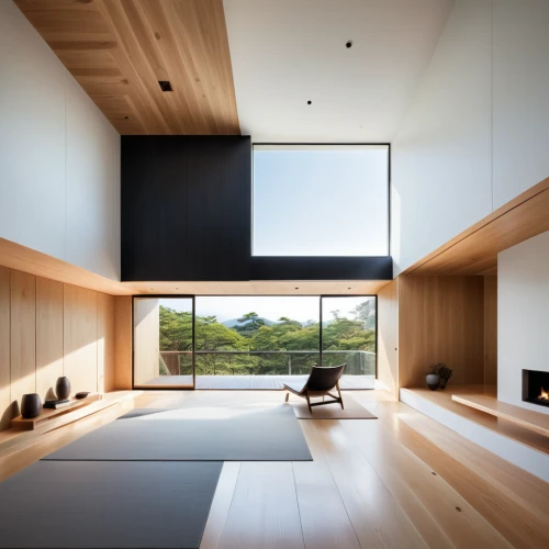 japanese-style room,modern room,modern living room,japanese architecture,interior modern design,smart home,wooden windows,archidaily,tatami,bonus room,californian white oak,smart house,hardwood floors,great room,loft,modern minimalist kitchen,livingroom,living room,home interior,modern decor,Illustration,Black and White,Black and White 32