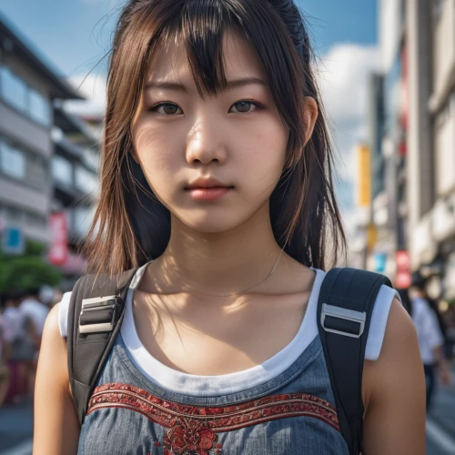 japanese woman,girl in overalls,asian girl,asian woman,asian,girl portrait,japan,harajuku,girl in t-shirt,shibuya crossing,japanese idol,portrait photographers,shibuya,japanese,asia,mari makinami,portrait photography,sony alpha 7,japanese kawaii,oriental girl,Photography,General,Realistic