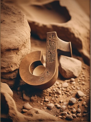 dead sea scroll,dead sea scrolls,jaw harp,trumpet of jericho,bottle opener,geologist's hammer,stonemason's hammer,wooden clip,tent anchor,qumran,shofar,sand clock,violin key,sand wedge,connecting rod,belt buckle,rock-climbing equipment,climbing trumpet,hieroglyph,sand timer,Photography,General,Cinematic