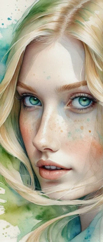 mermaid background,green mermaid scale,world digital painting,mystical portrait of a girl,faery,watercolor women accessory,the blonde in the river,fantasy portrait,sci fiction illustration,girl in a long,dryad,fantasy art,faerie,dahlia white-green,fashion illustration,dewdrop,image manipulation,jessamine,elven,mermaid vectors,Illustration,Realistic Fantasy,Realistic Fantasy 15