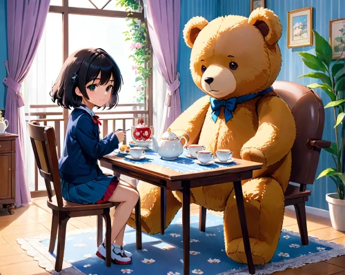 3d teddy,tutor,dinner for two,cute bear,teddy bear waiting,tutoring,teddy-bear,bear teddy,bear,business meeting,teatime,bears,teddy bears,romantic dinner,girl studying,romantic meeting,teddybear,teddy bear,kotobukiya,afternoon tea,Anime,Anime,Realistic