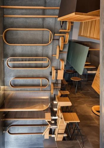 winding staircase,steel stairs,wooden stair railing,shelving,wooden stairs,spiral stairs,dish storage,luggage rack,spiral staircase,circular staircase,bunk bed,room divider,rope-ladder,spice rack,plate shelf,bar stools,outside staircase,shelves,corten steel,wine rack,Photography,General,Realistic