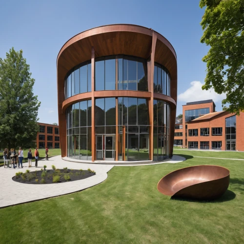 corten steel,biotechnology research institute,gallaudet university,business school,music conservatory,school design,new building,university library,agricultural engineering,kettunen center,home of apple,northeastern,research institute,community college,archidaily,school of medicine,student information systems,new city hall,performing arts center,company headquarters,Photography,General,Realistic