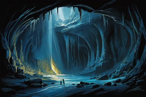 ice cave,glacier cave,blue cave,blue caves,the blue caves,crevasse,cave,cave tour,hollow way,ice castle,pit cave,lava tube,ice planet,speleothem,sea caves,glacial melt,stalagmite,lava cave,maelstrom,cave on the water,Illustration,Black and White,Black and White 08
