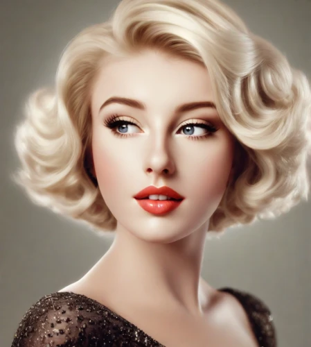 marylin monroe,vintage makeup,vintage woman,blonde woman,vintage girl,marilyn,marylyn monroe - female,retro pin up girl,blond girl,vintage female portrait,50's style,pin ups,vintage women,short blond hair,gena rolands-hollywood,doll's facial features,pin up,bouffant,merilyn monroe,retro women