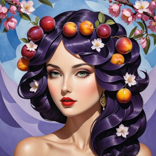 acerola,sweet cherries,cherries,plum,bubble cherries,heart cherries,red plum,european plum,acerola family,passionflower,cherry flower,plums,pluot,purple passionflower,cherry plum,purple grapes,grape seed oil,california lilac,rowanberries,grapes icon,Art,Artistic Painting,Artistic Painting 45