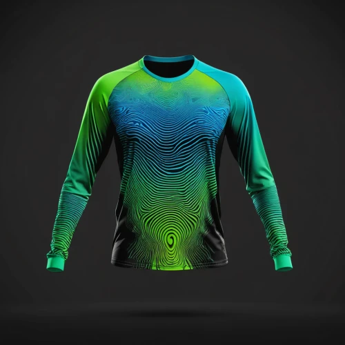 gradient mesh,long-sleeve,long-sleeved t-shirt,bicycle jersey,t-shirt printing,techno color,abstract design,gradient effect,bicycle clothing,fluorescent dye,sports jersey,active shirt,80's design,high-visibility clothing,thermal,cinema 4d,3d mockup,neon body painting,apparel,neon colors,Photography,General,Realistic