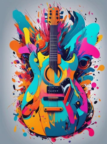 painted guitar,electric guitar,guitar,concert guitar,the guitar,acoustic-electric guitar,vector graphic,music,vector illustration,vector art,music is life,vector design,guitars,music instruments,jazz guitarist,epiphone,piece of music,acoustic guitar,guitar player,musician,Conceptual Art,Daily,Daily 21