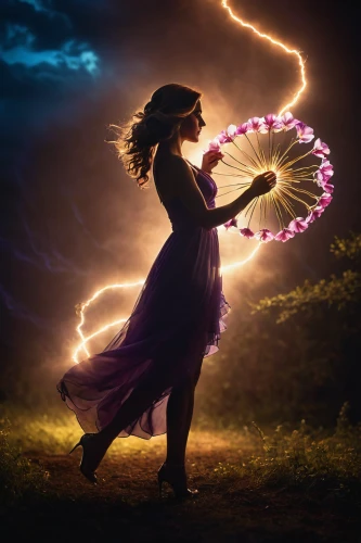 drawing with light,lightpainting,light painting,photo manipulation,light paint,little girl in wind,mystical portrait of a girl,light drawing,photomanipulation,photoshop manipulation,electric arc,conceptual photography,electrified,light art,fire dancer,fantasy picture,libra,wind machine,visual effect lighting,digital compositing,Photography,General,Cinematic