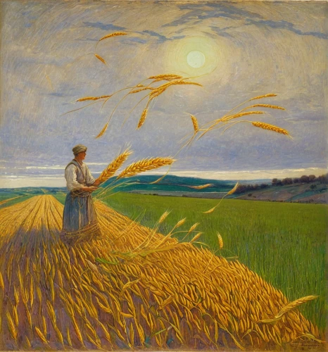 grain harvest,straw harvest,wheat field,corn harvest,harvest,strands of wheat,barley field,straw field,wheat fields,wheat crops,agriculture,harvesting,harvest time,grain field,strand of wheat,woman of straw,field of cereals,corn field,wheat,agricultural,Art,Classical Oil Painting,Classical Oil Painting 13