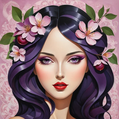 lilac blossom,magnolias,lilacs,lilac flower,magnolia,floral background,lilac flowers,pink floral background,magnolia blossom,fantasy portrait,acerola,lilac bouquet,pink magnolia,flower painting,anemone purple floral,daphne flower,floral wreath,jasmine blossom,digital painting,beautiful girl with flowers,Art,Artistic Painting,Artistic Painting 45