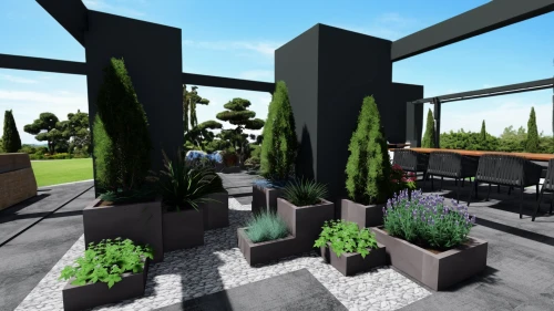 roof garden,roof terrace,garden design sydney,landscape design sydney,potted plants,3d rendering,outdoor dining,landscape designers sydney,balcony garden,modern decor,climbing garden,terrace,garden furniture,wine-growing area,sky apartment,outdoor table and chairs,outdoor table,flower pots,roof landscape,modern house