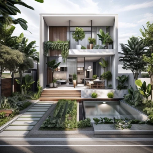 garden design sydney,landscape design sydney,landscape designers sydney,modern house,3d rendering,tropical house,residential house,garden elevation,cubic house,modern architecture,smart house,residential,smart home,floorplan home,render,frame house,mid century house,cube house,luxury property,residential property