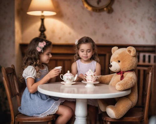 tea party,photographing children,teddy bear waiting,3d teddy,doll kitchen,the little girl's room,tearoom,kids' things,cuddly toys,children's christmas photo shoot,teddy bears,teddies,stuffed animals,kids' meal,tea time,tea party collection,monchhichi,afternoon tea,child's diary,teddy-bear,Photography,General,Cinematic