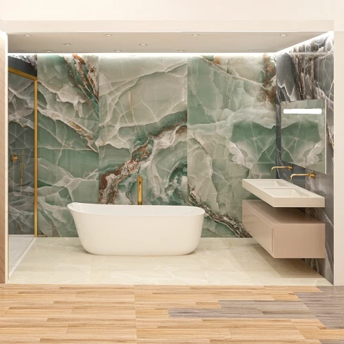 modern minimalist bathroom,luxury bathroom,ceramic floor tile,ceramic tile,shower base,spanish tile,shower bar,almond tiles,tile flooring,glass tiles,shower panel,bathtub,natural stone,bathtub accessory,tub,shower door,search interior solutions,tiles,floor tiles,contemporary decor