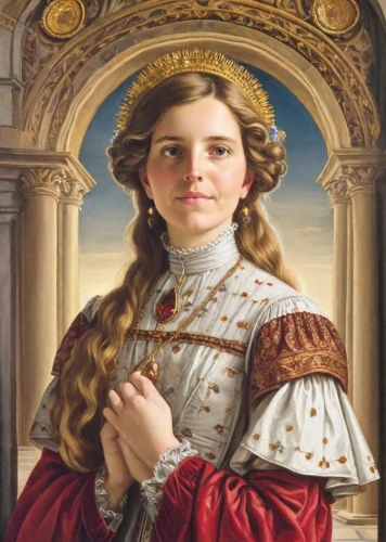 portrait of a girl,portrait of christi,joan of arc,girl in a historic way,official portrait,portrait of a woman,young woman,almudena,the prophet mary,cepora judith,young lady,portrait background,gothic portrait,girl portrait,romantic portrait,woman holding pie,oil painting on canvas,vintage female portrait,la violetta,georgia