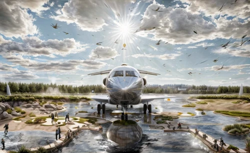 jet d'eau,photo manipulation,boeing 727,jet aircraft,airplane crash,jet plane,sukhoi su-27,concorde,plane crash,aviation,photomanipulation,jet,aeroplane,supersonic aircraft,the plane,747,plane wreck,composite,plane,a-10