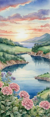 watercolor background,landscape background,river landscape,landscape rose,lake tanuki,flower painting,meadow in pastel,evening lake,lake rose,spring lake,khokhloma painting,nature landscape,pink water lilies,home landscape,panoramic landscape,watercolor,an island far away landscape,laguna verde,salt meadow landscape,water color,Conceptual Art,Daily,Daily 17