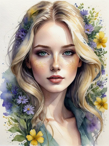 flower painting,girl in flowers,beautiful girl with flowers,flora,watercolor floral background,fantasy portrait,floral background,girl portrait,portrait background,digital painting,rose flower illustration,flower fairy,romantic portrait,flower art,flower drawing,fiori,natural cosmetic,jessamine,flower background,floral,Illustration,Abstract Fantasy,Abstract Fantasy 02