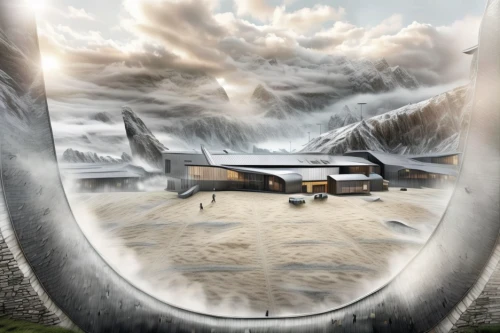 airbase,hangar,us air force,digital compositing,airfield,theater of war,focke-wulf fw 190,chinook,bunker,background image,photo manipulation,private plane,united states air force,air force,blackhouse,airman,ski facility,air combat,lockheed martin,rotor blade