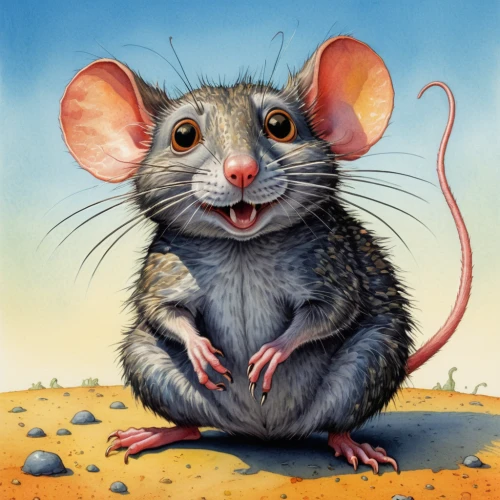 grasshopper mouse,white footed mouse,field mouse,kangaroo rat,meadow jumping mouse,lab mouse icon,musical rodent,common opossum,rodentia icons,color rat,bush rat,rat,wood mouse,white footed mice,anthropomorphized animals,straw mouse,mouse,gerbil,marsupial,rodent,Illustration,Children,Children 03